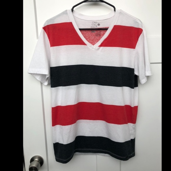 On The Byas Striped T-Shirt - Picture 1 of 4